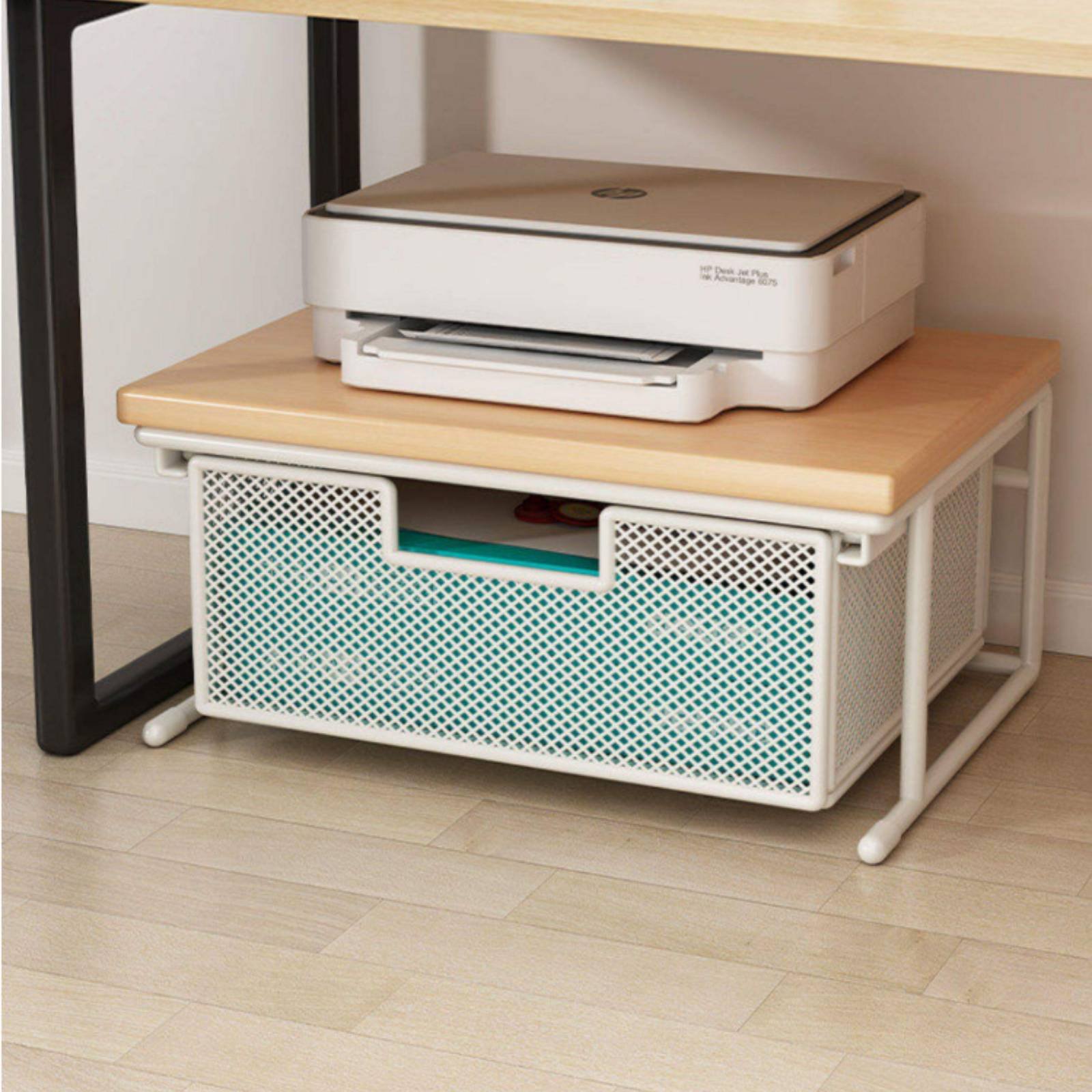 Printer Stand - Stojak na drukarkę z szufladą, oszczędzający