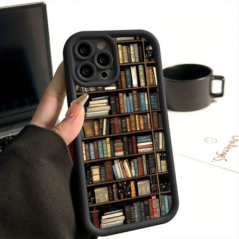 Bookshelf - Etui na telefon z kreatywnym wzorem