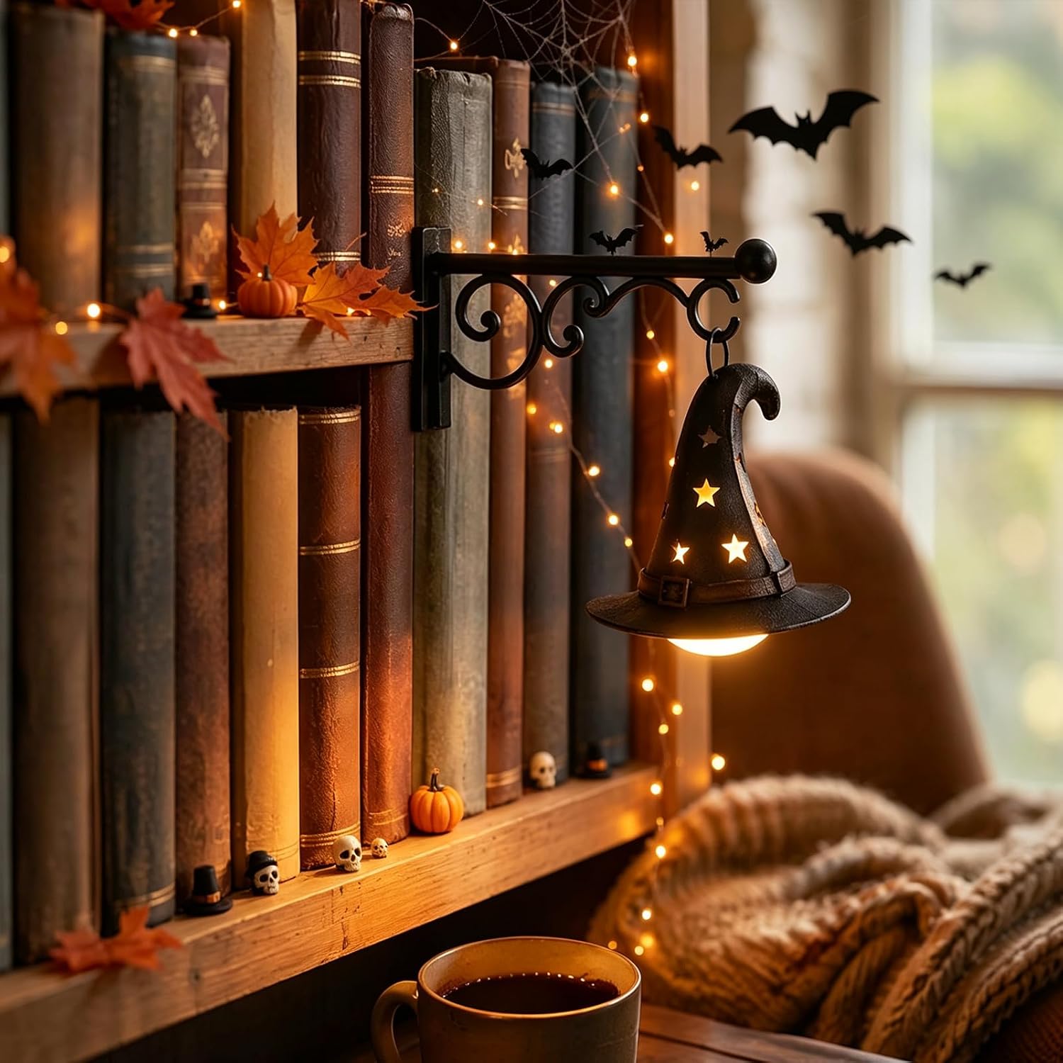 Bookshelf - Lampa na półkę na książki, latarnia