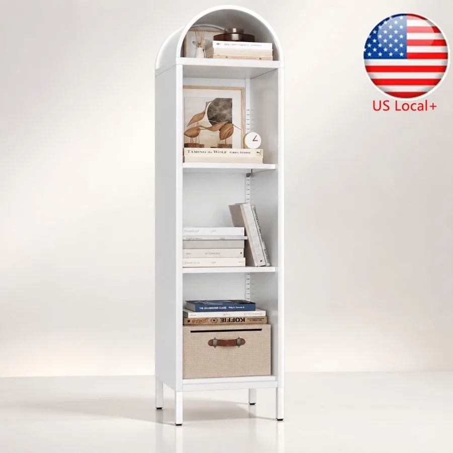 Bookshelf - 63 – metalowa, łukowata półka na