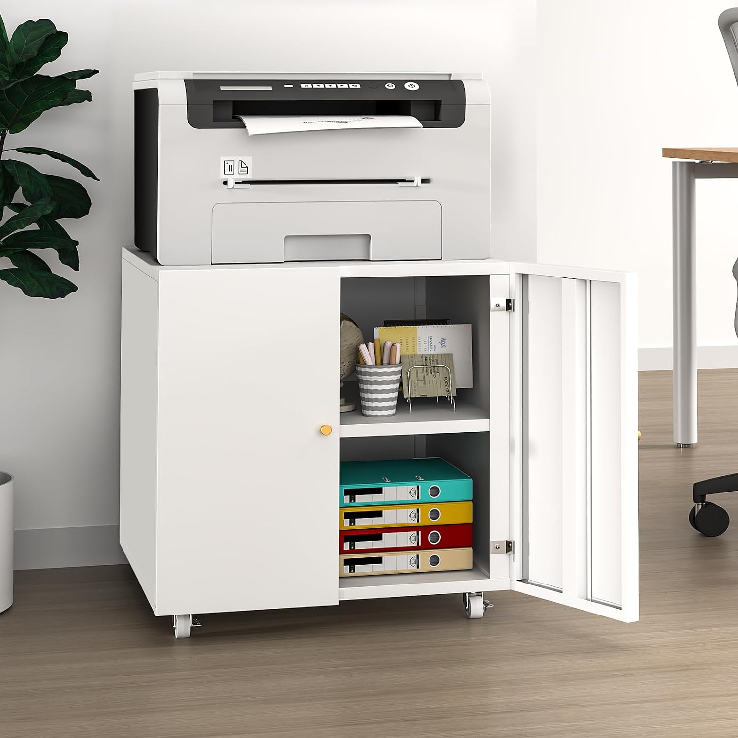 Printer Stand - Duży, mobilny stojak na drukarkę z
