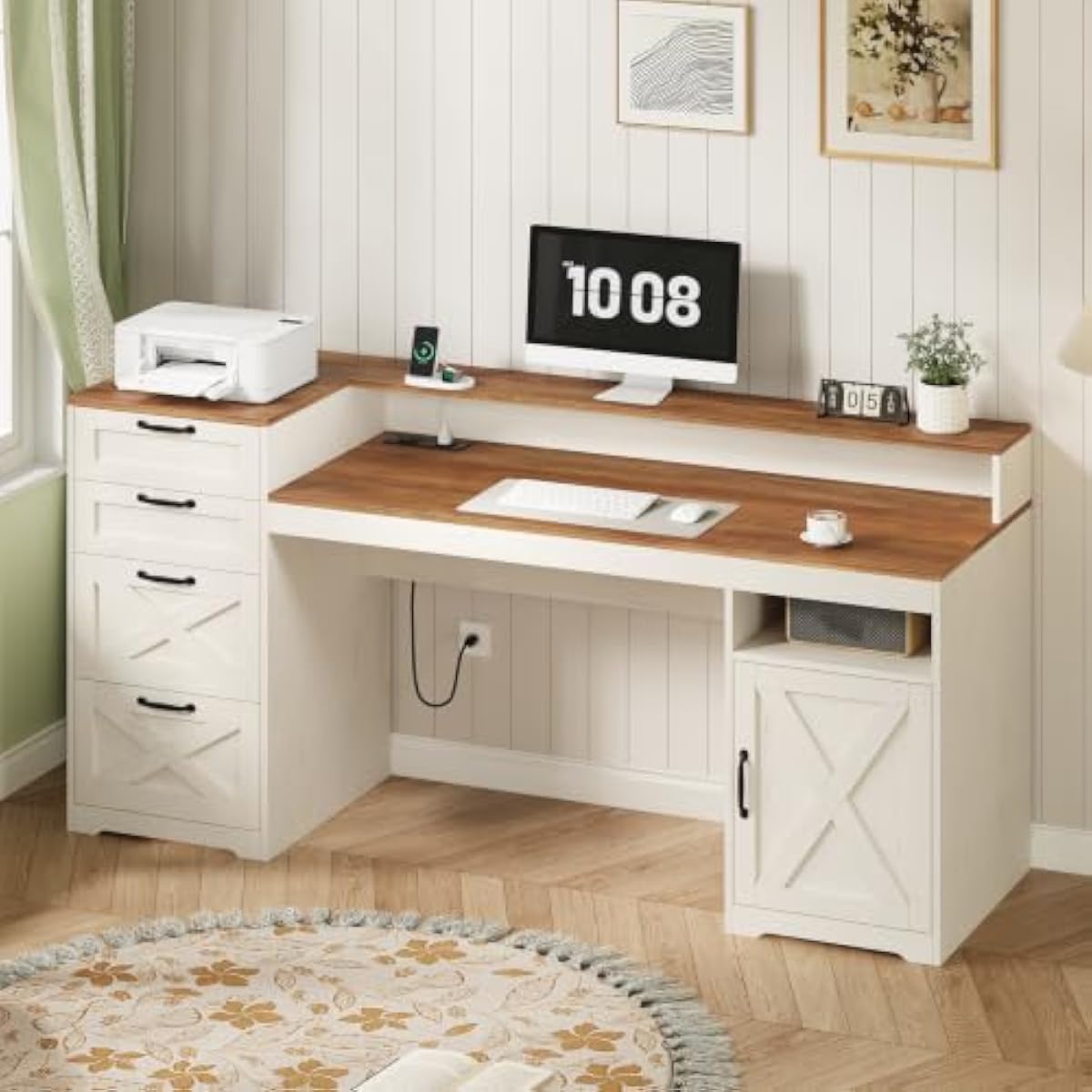 Printer Stand - Biurko o wymiarach 63 cali, w
