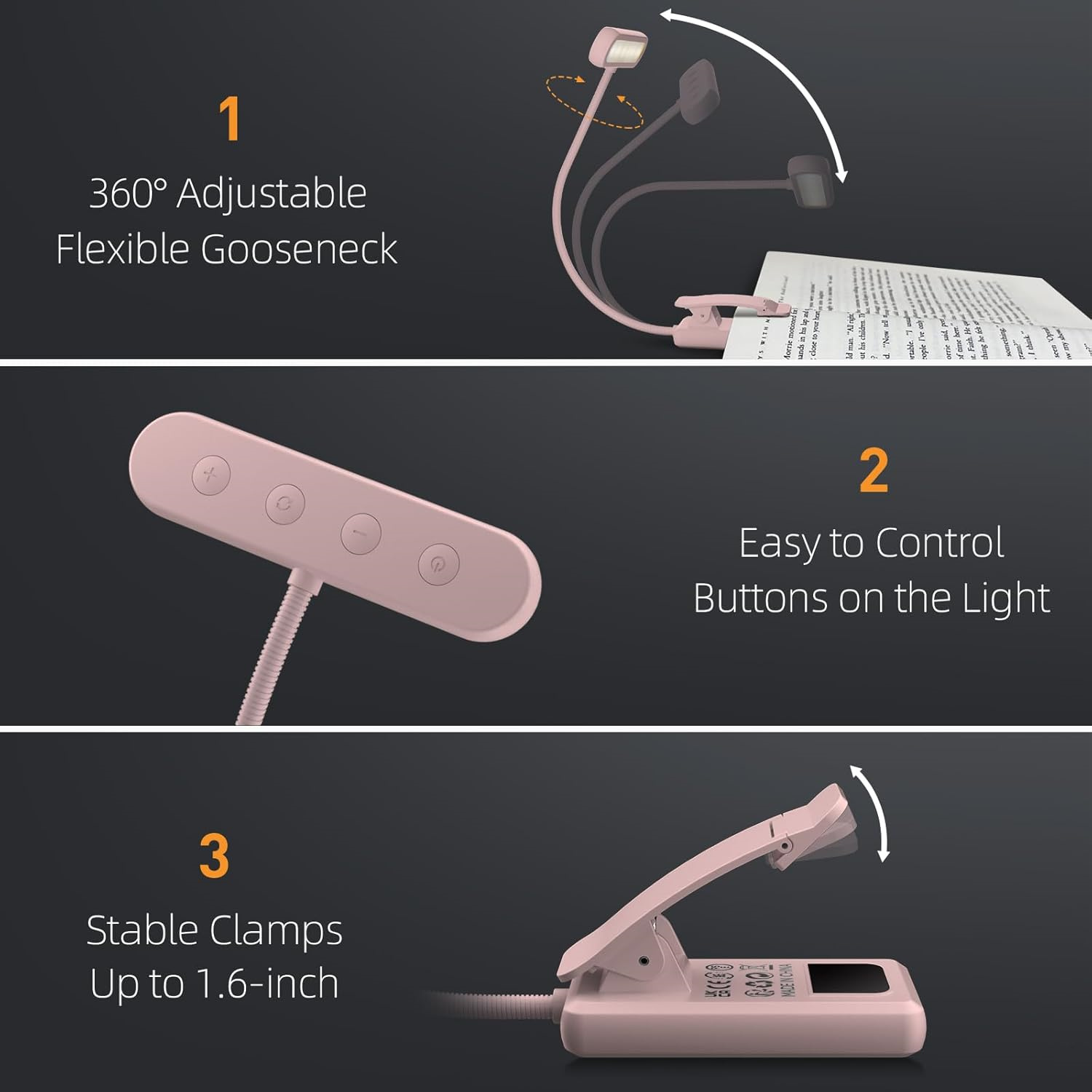 Lampka do czytania z klipsem,  – Desk Lamp recenzja i cena