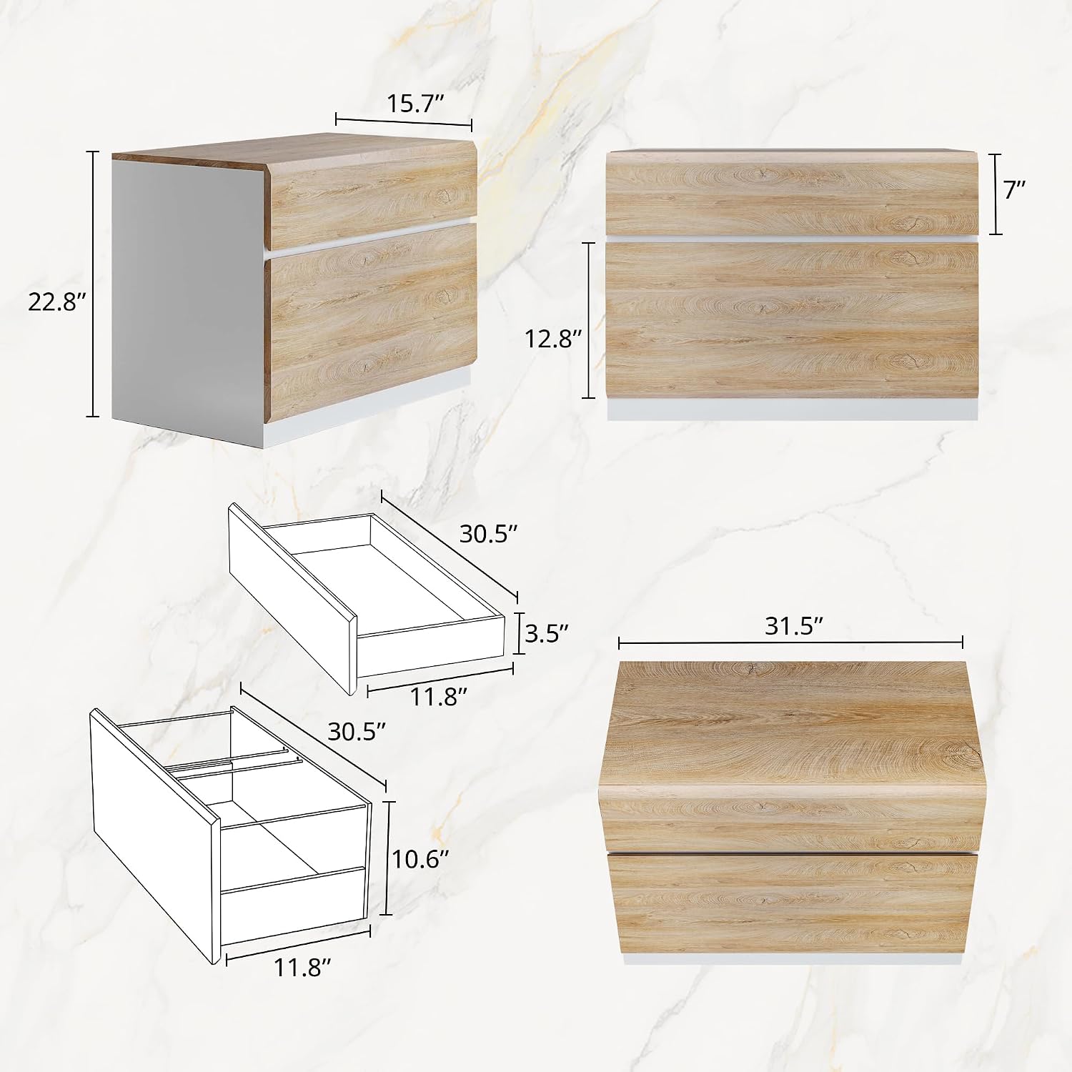 Szafka na dokumenty z 2 szufla – Printer Stand recenzja i cena