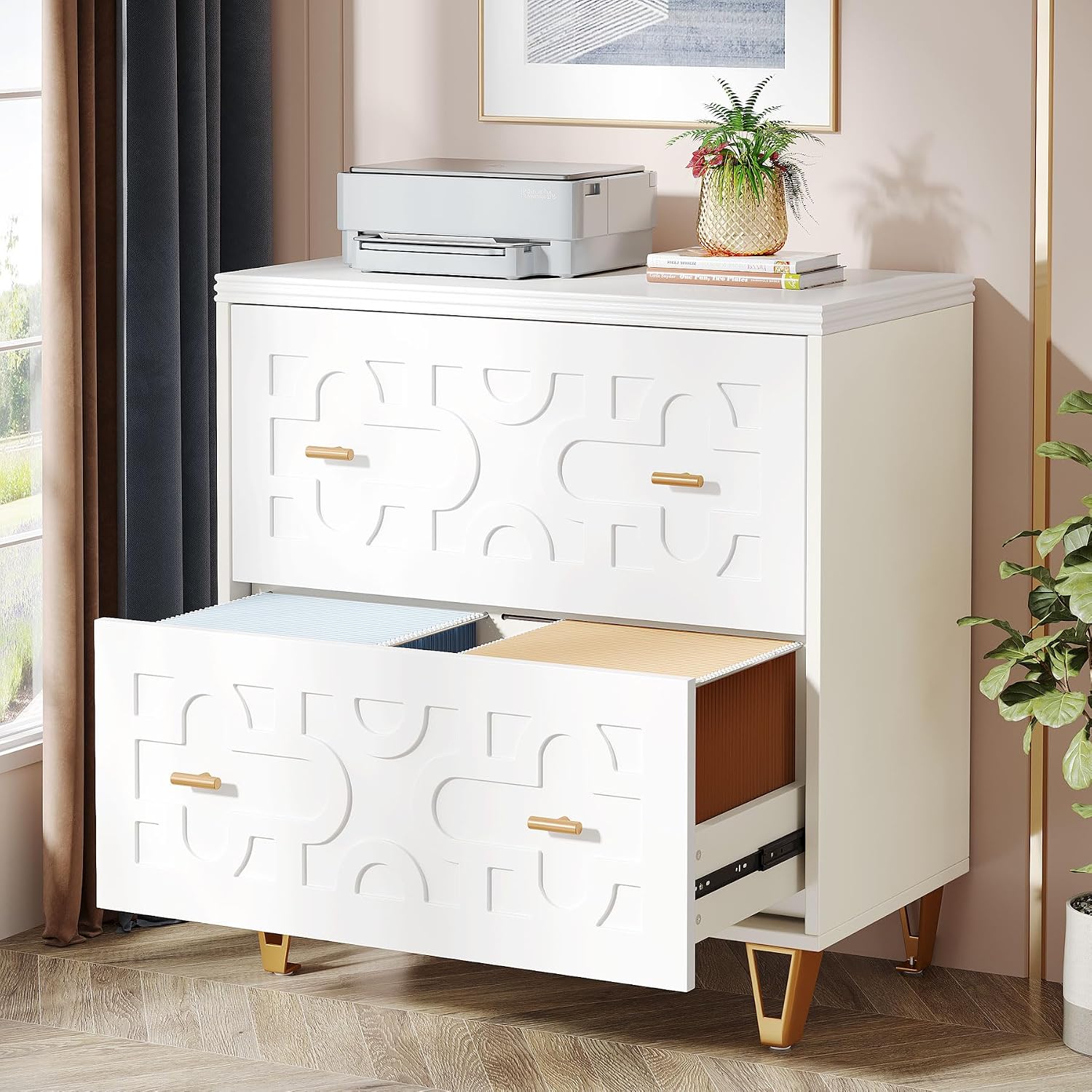 Szafka na dokumenty z 2 szufla – Printer Stand recenzja i cena