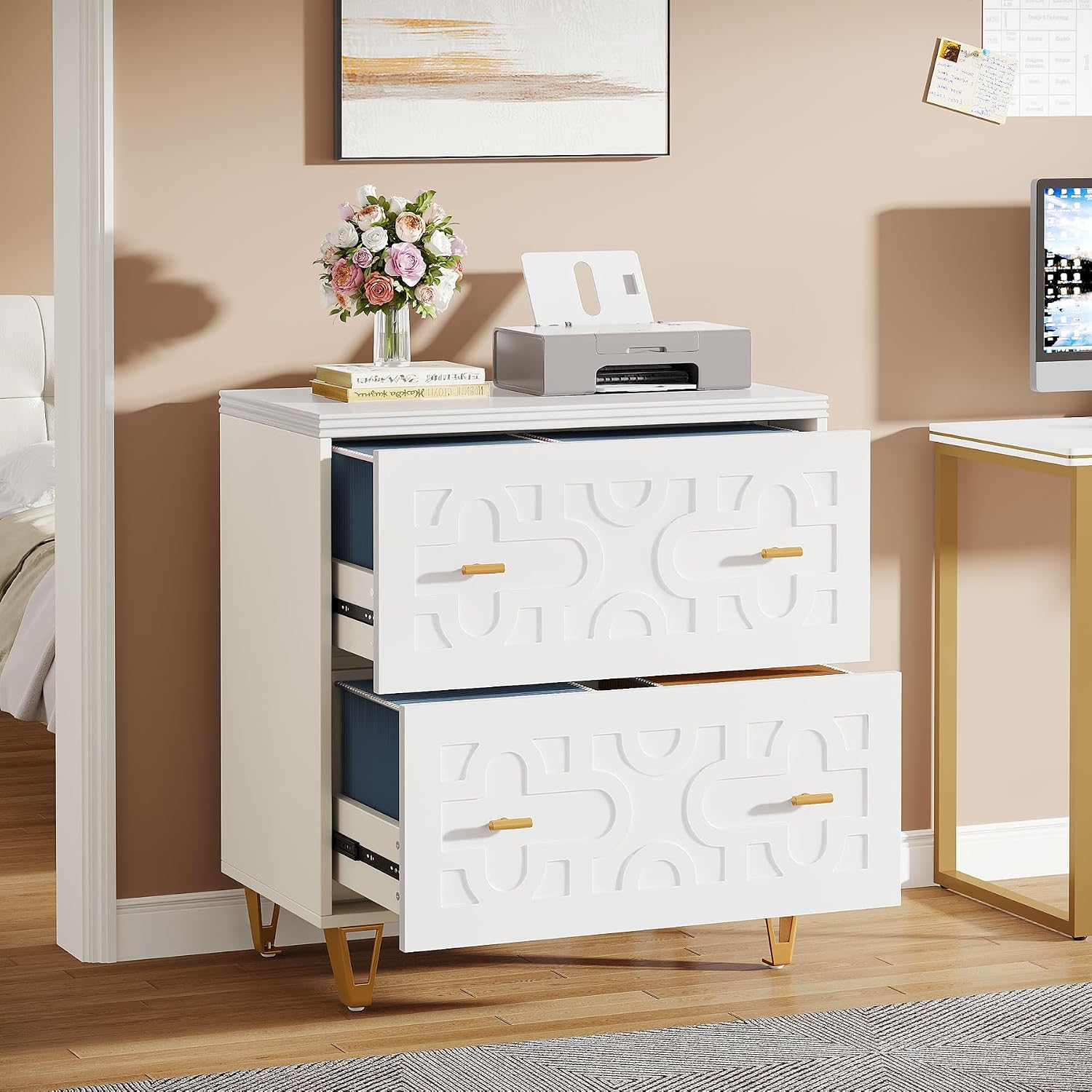 Szafka na dokumenty z 2 szufla – Printer Stand recenzja i cena