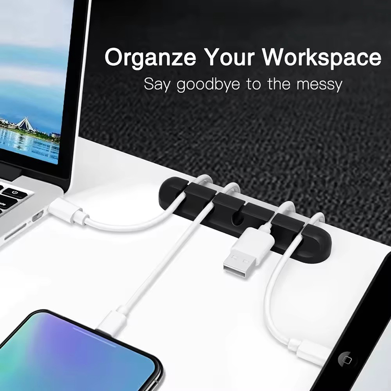 Silikonowy organizer na kable  – Desk Organizer recenzja i cena