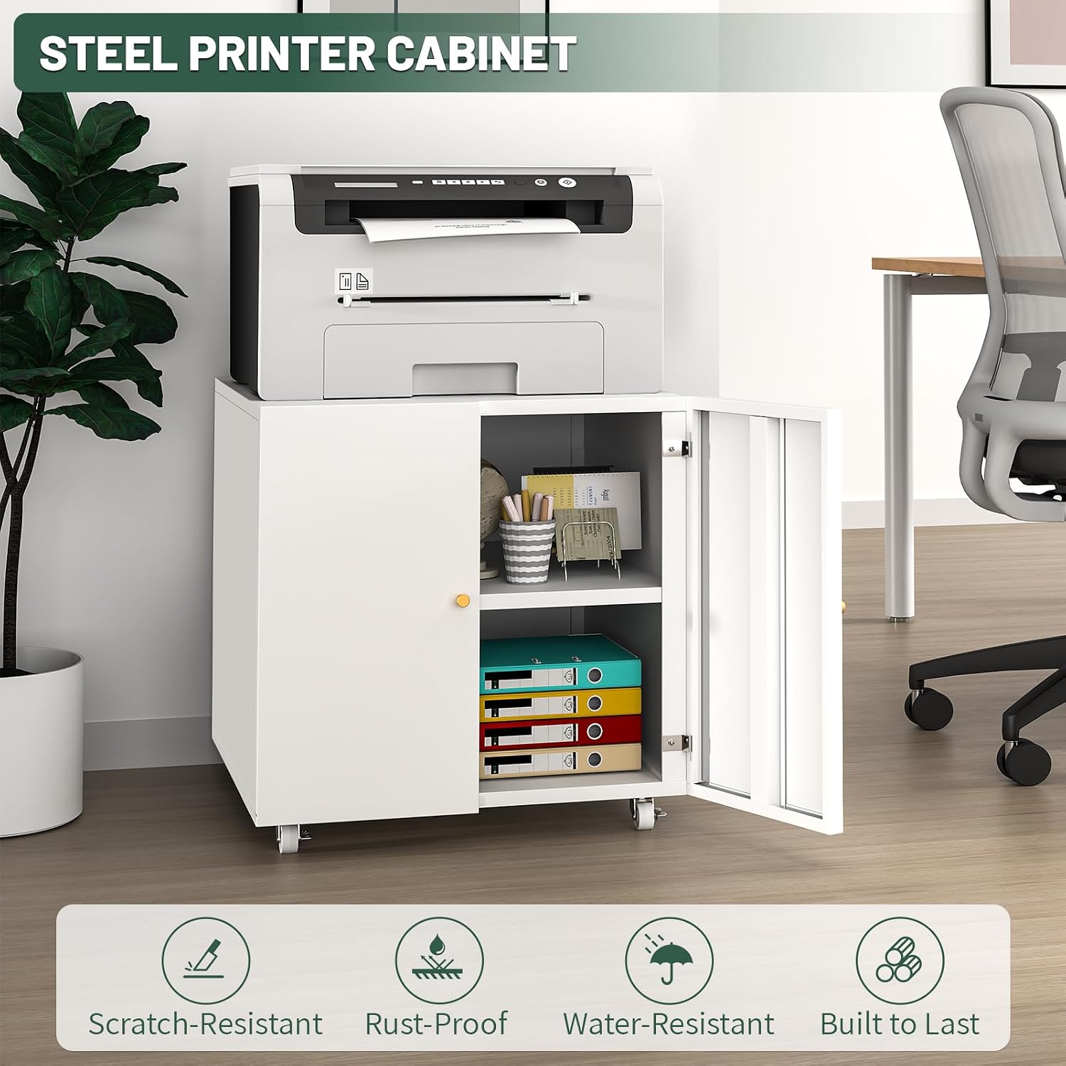 Duży, mobilny stojak na drukar – Printer Stand recenzja i cena