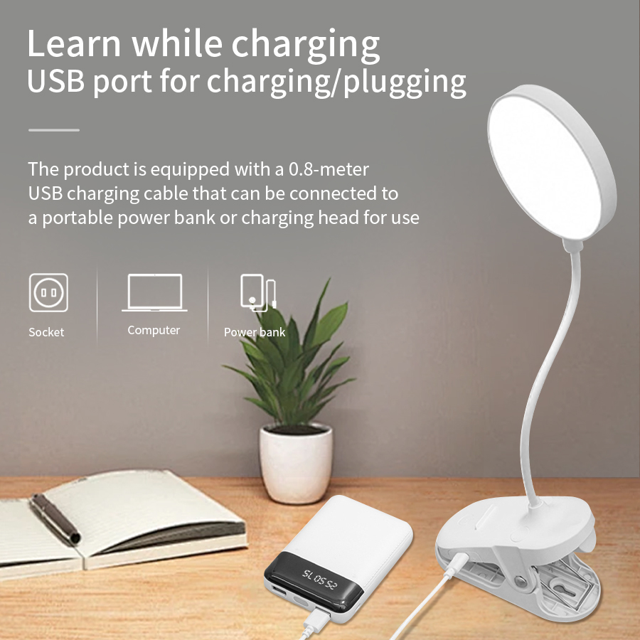 Lampka biurkowa LED z klipsem  – Desk Lamp recenzja i cena