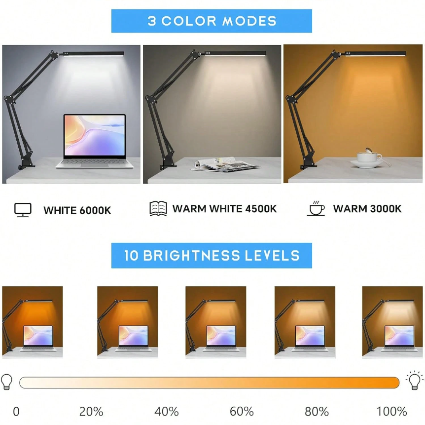 Lampa biurkowa LED do domu, cz – Desk Lamp recenzja i cena