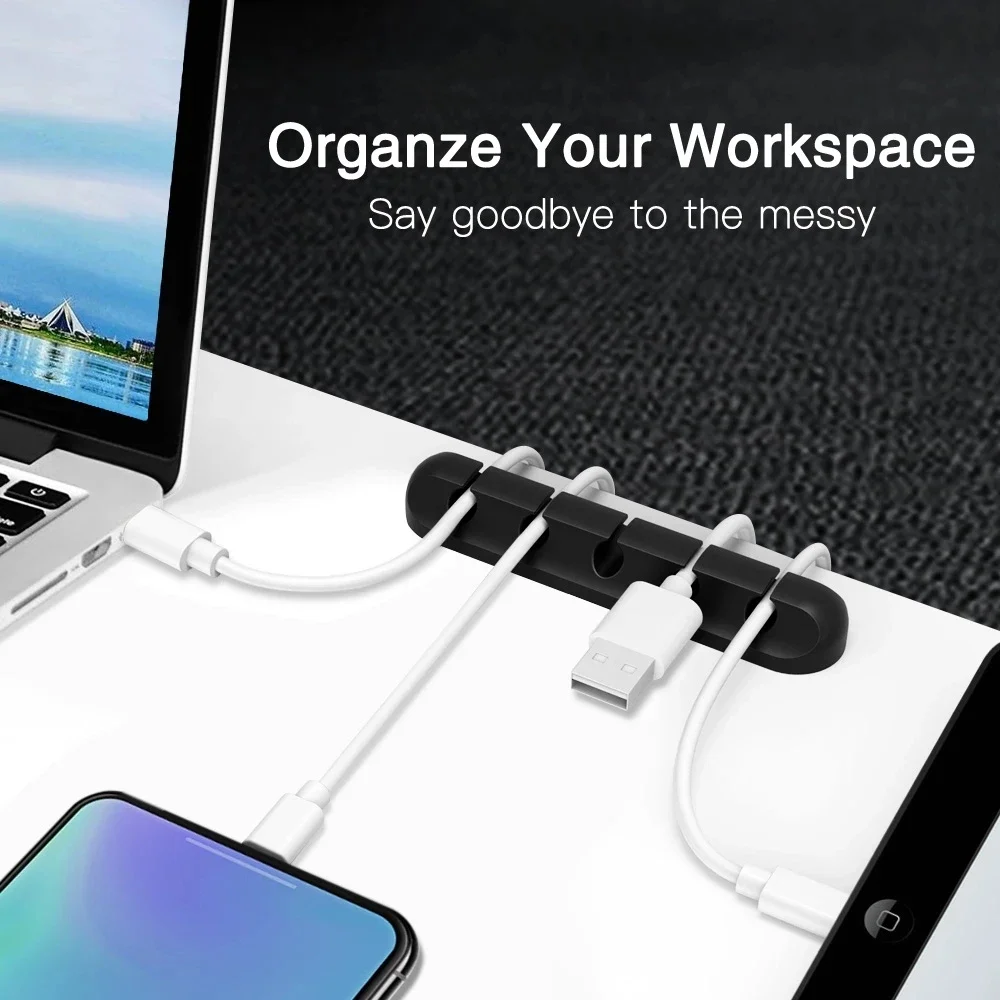 Silikonowy organizer na kable  – Desk Organizer recenzja i cena