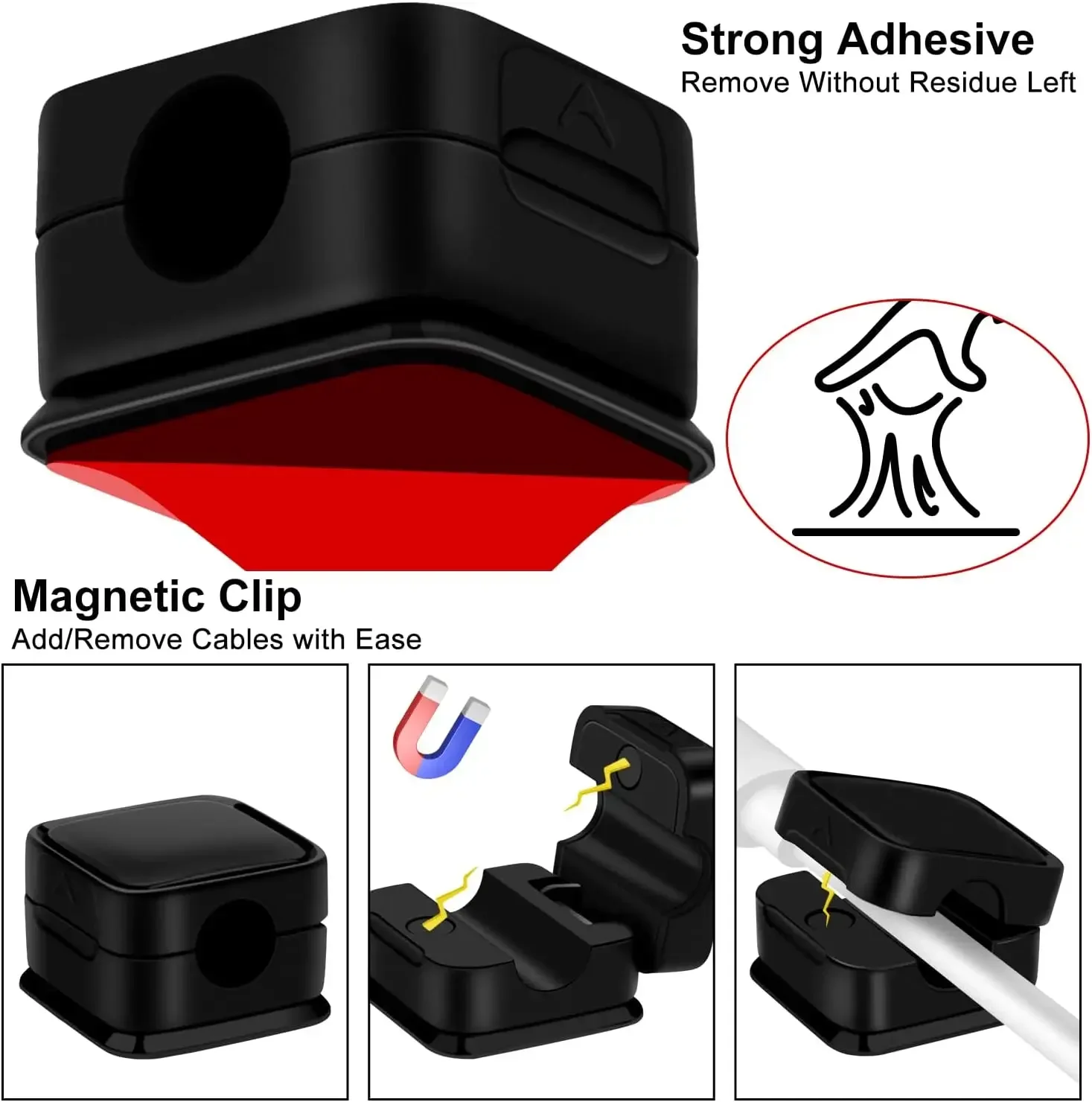 Mały organizer do kabli, magne – Desk Organizer recenzja i cena