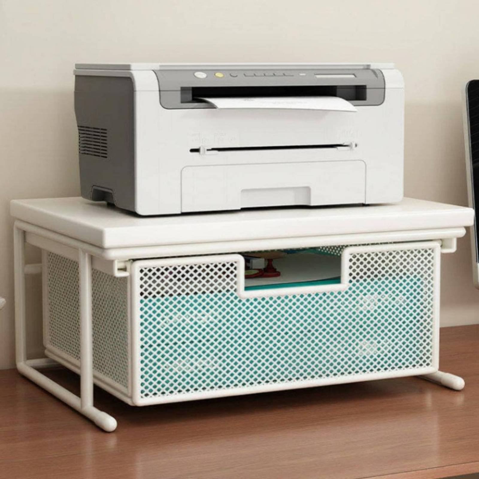 Stojak na drukarkę z szufladą, – Printer Stand recenzja i cena